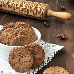Wooden Print Rolling Pin...